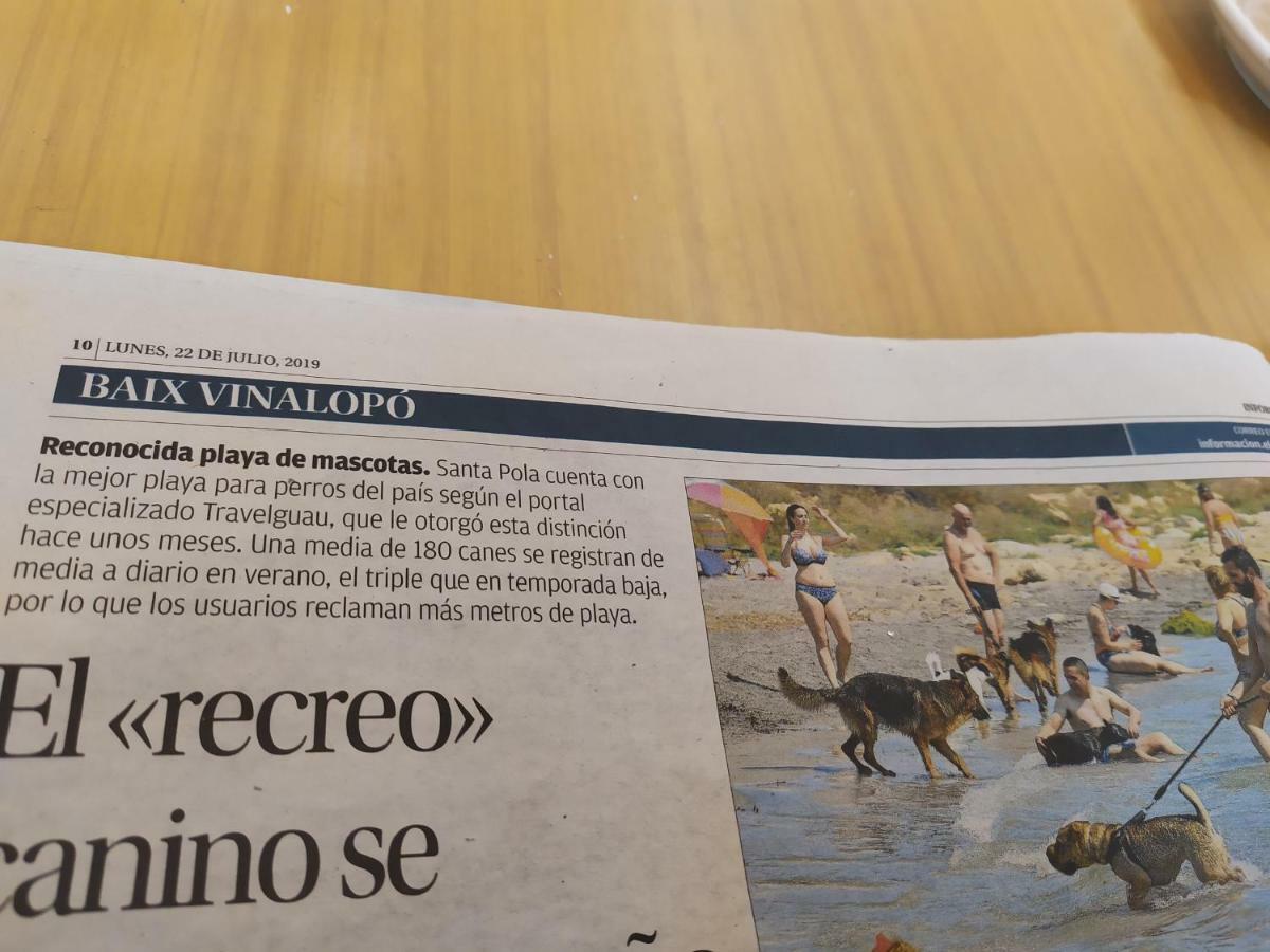 Playa 500M Y Centro Pueblo 600M, Piscina, 4 Clim, 2 Parkings Lejlighed Santa Pola Eksteriør billede